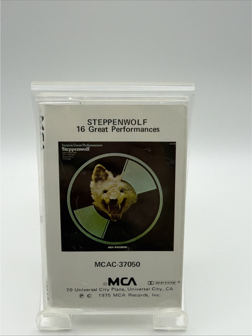 Steppenwolf 16 Great Performances Cassette Tape - MCA Records Canada